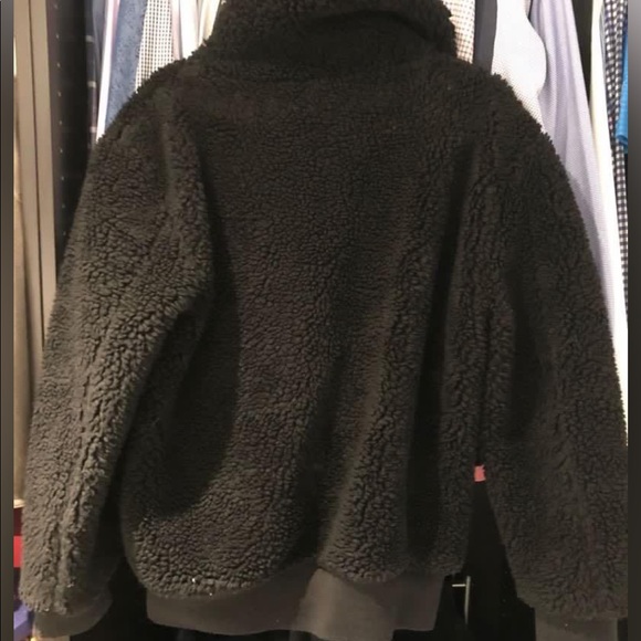 Aritzia Wilfred free teddy jacket bomber black size 1 - Picture 3 of 3